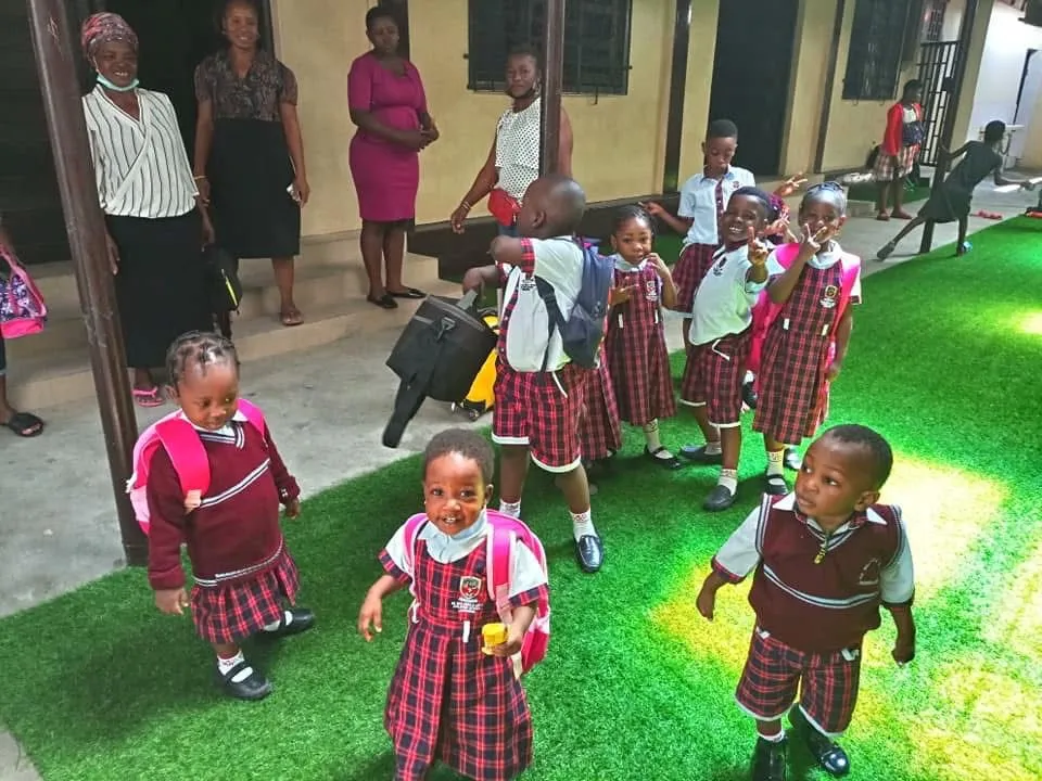 Students in a classroom